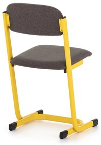 Kárpitozott tanári szék, sárga - ral 1021