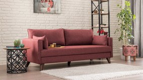 3 személyes kanapéágy Bella Sofa  - Bordó