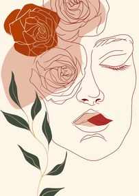 Poszter 67,5x95cm Bézs és Arc