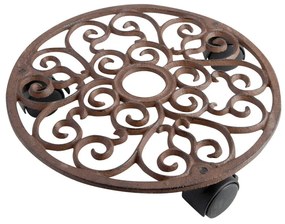 Fém gurulós virágállvány ø 29 cm – Esschert Design