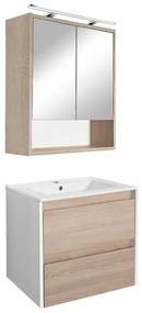 Porto 60 komplett fehér-sonoma tölgy