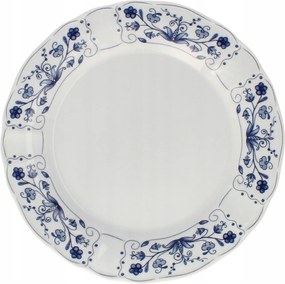 Lubiana Maria Lapostányér, porcelán, 26 cm, kaszub motívum