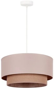 Duolla - Csillár zsinóron BOHO 1xE27/15W/230V átm. 45 cm bézs/barna