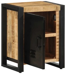 Éjjeli szekrények 2 db tömör nyersfa mangó