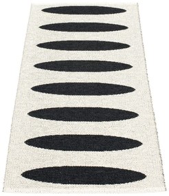 Fekete kültéri-beltéri futószőnyeg 70x150 cm Ella Black – Pappelina