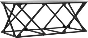 vidaXL szürke sonoma színű szerelt fa dohányzóasztal 100 x 49 x 40 cm