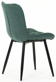 Zöld Szövet Étkezőszék. HC-462 GRN2