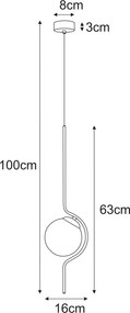 KAJA K-5330 NEVA Szürke Színű Függeszték 1xE14 10W IP20