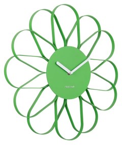 Karlsson 5975BG design falióra, zöld, átmérő 40 cm