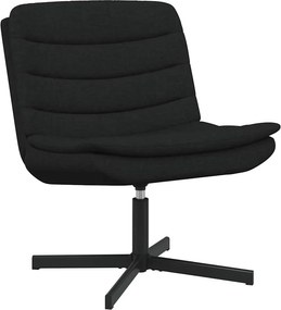 vidaXL Forgószék Fekete 63 x 75 x 76 cm szövet