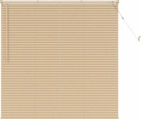 vidaXL Zsaluzia Állítható Világos barna mintával 150 x 140 cm PVC