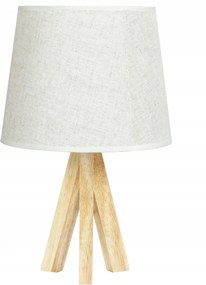 Asztali Lámpa Éjjeli Fa Lámpabúra E27