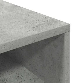 könyvszekrény betonszürke 34x31x80 cm szerelt fa