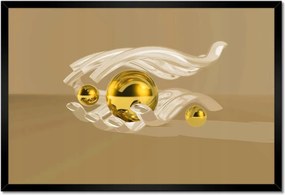 Poszterek keretben 60x40 Golyók a kézben