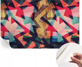 Modern öntapadós fali fotótapéta Színes minta 416x254 cm