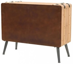 tömör fenyő fiókos szekrény 91 x 35 x 73 cm