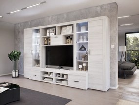 Luxara II. szekrénysor (Hófehér kőris) modern