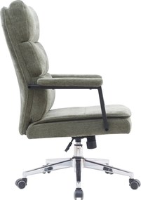 Irodai szék, zöld/króm, ZAVIER