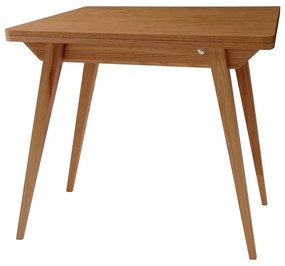 Bővíthető étkezőasztal kőrisfa dekoros asztallappal 65x90 cm Envelope – Ragaba