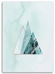 Gario Vászonkép Három minimalista háromszög - Andrea Haase Méret: 60 x 90 cm