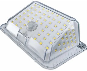 LED Napelemes érzékelős fali lámpa LED/5W/3,7V 1200 mAh IP44