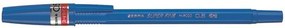 Golyóstoll, 0,21 mm, kupakos, ZEBRA H-8000 kék (TZE20662)