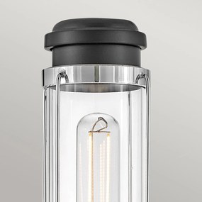 Hinkley lighting vintage fali lámpa masthead króm fekete átlátszó elshk-masthead1-pcbk IP44