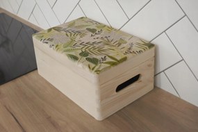 Fa Doboz Tároló Doboz Fogantyúkkal 30x20 Uv