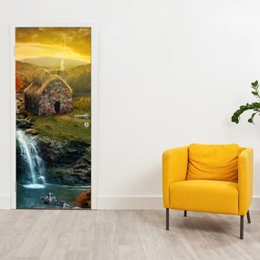 Fotótapéta ajtóra - Víkendház tündérországban (95x205cm)