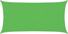 vidaXL világoszöld HDPE napvitorla 160 g/m² 3 x 6 m