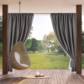 Gazebo függöny szürke 155x200 cm-es szürke színben