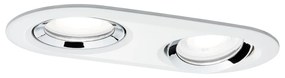 Paulmann 93675 Nova Plus fürdőszobai beépíthető lámpa, kerek, dupla, billenthető, fényerőszabályozható, króm, 1x 2x GU10 foglalat, 470 lm, IP65
