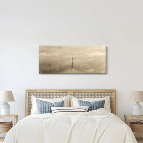 Egy város képe a felhőkben (120x50 cm)