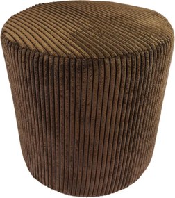 Poso kerek puff, sötétbarna szín