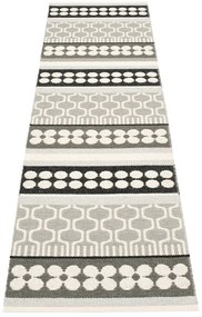 Szürke-krémszínű kültéri-beltéri futószőnyeg 70x270 cm Asta Warm Grey – Pappelina