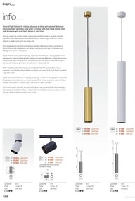 Redo 01-2549 - DELPHI fali spotlámpa 1xGU10/7W/230V fekete