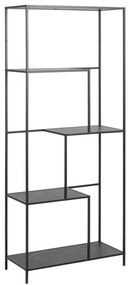 ALMA könyvtárszekrény antracit színben