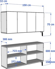 Poli 150 - White, Silver