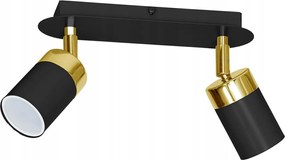 Falra szerelhető mennyezeti lámpa, fekete, arany Joker 2 XX hálószoba nappaliba