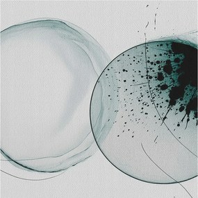 Fotótapéta Flizelin Tapéta Hálószobába és Nappaliba Zöld körök 250x250