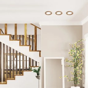 LED mennyezeti lámpa WOODY SPOT LED/12,5W/230V 4000K dió Ø16 cm