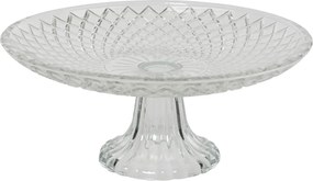 Üveg sütemény 20x9cm átlátszó tálca