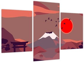 Kép - Fuji hegység (90x60 cm)
