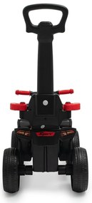 Baby Mix Mega Prime EVA futóbicikli vezetőrúddal, piros