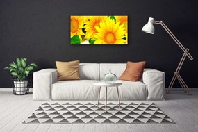 Vászonfotó Napraforgó virág természet 125x50 cm