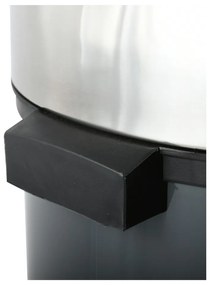 Sötétszürke acél érintésre nyíló szemetes 30 l – MSV