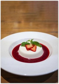 Poszterek 70x100 Desszert eperrel