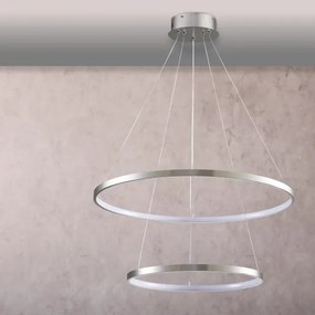 LED Csillár zsinóron LEA LED/35W/230V 4000K átm. 60 cm króm