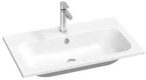 Mosdó Ravak Chrome Slim 80x49 cm-es nyílás a csaphoz középen XJG01180001