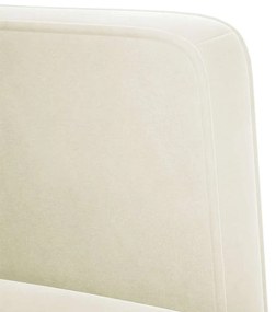 krém bársony loveseat kanapé 111 cm